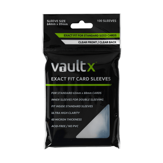 Exact Fit Card Sleeves (100 Sleeves)